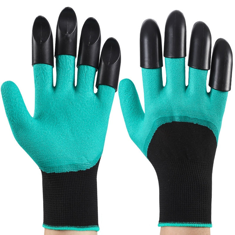 Green hands with claws