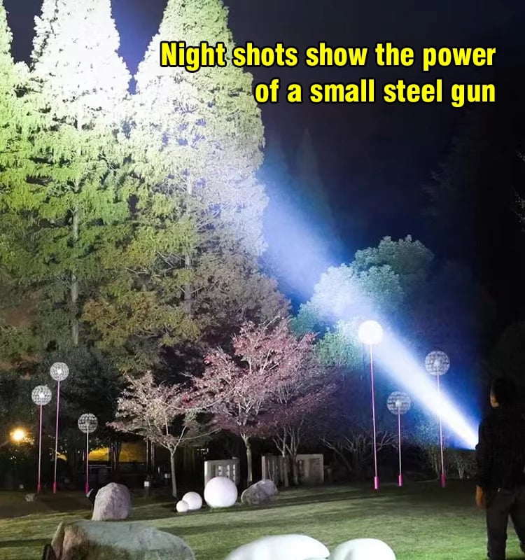 🔥 - Three-eyed Monster Mini Flash Super Power Flashlight